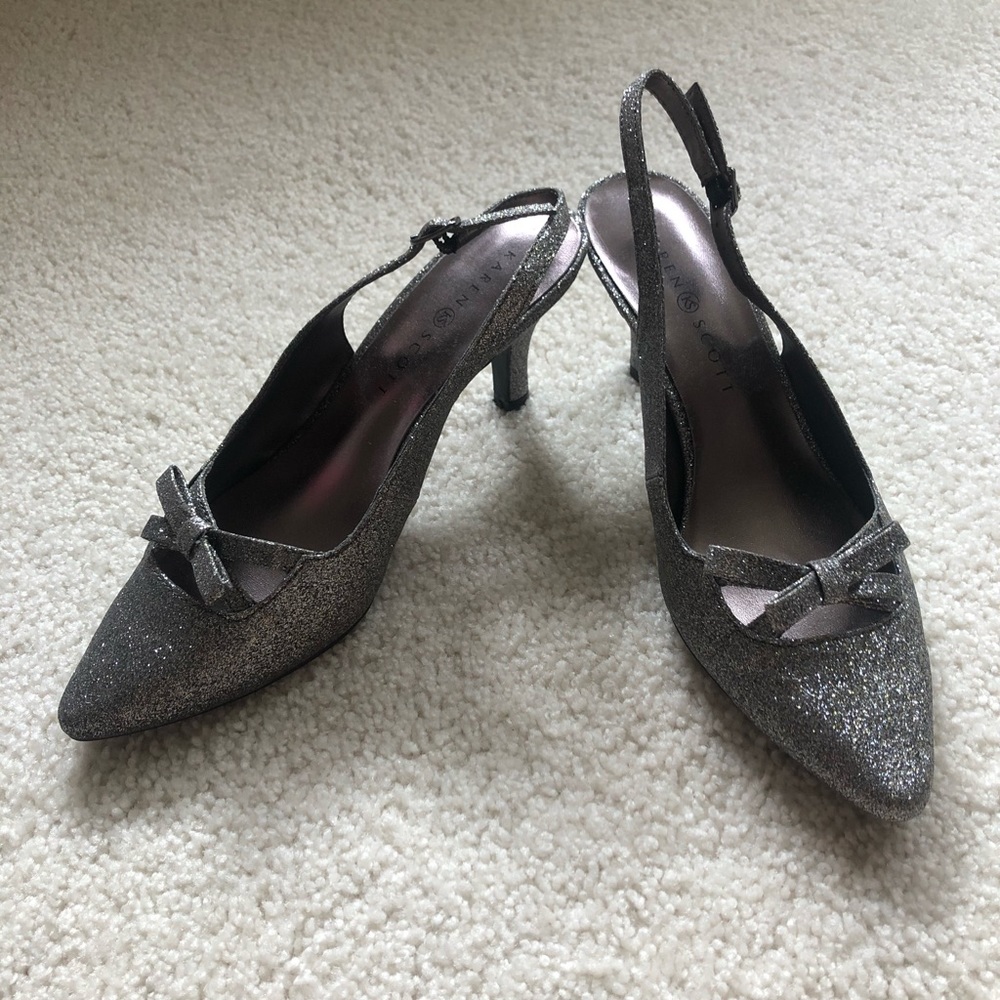 Karen Scott Glitter Heels